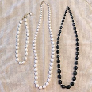 Monet beaded necklaces